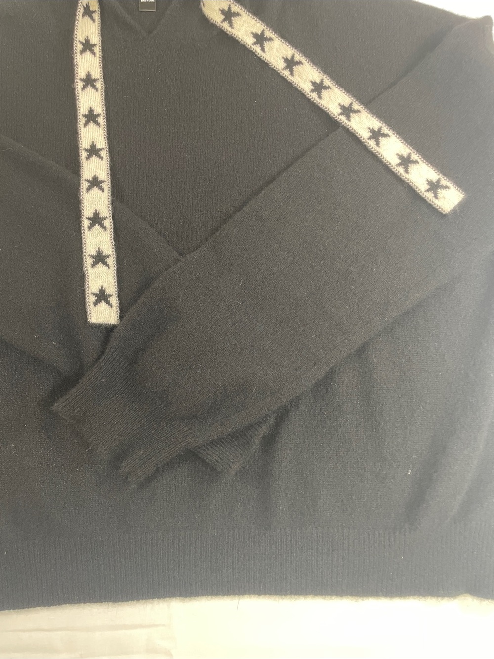 Hoodie Cashmere Oversized Black Jumper Sweater WL - Picture 7 of 10